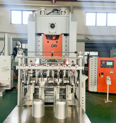 Mitsubishi PLC Schneider Electric Foil Container Making Machine 40-68 Times Per Minute